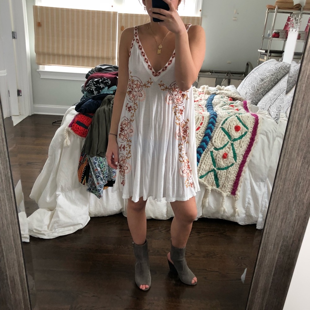 Free People Embroidered Dress